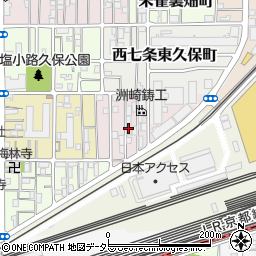 京都府京都市下京区梅小路東町69周辺の地図