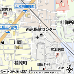 京都市役所保健福祉局　医療衛生推進室医療衛生センター西京医療衛生コーナー周辺の地図