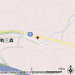 兵庫県姫路市安富町三森401周辺の地図