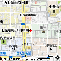 京都府京都市下京区七条御所ノ内中町62-5周辺の地図