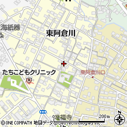 三重県四日市市東阿倉川282周辺の地図