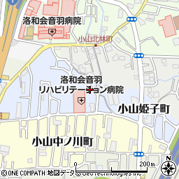 京都府京都市山科区小山北溝町31周辺の地図