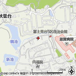滋賀県大津市富士見台19-32周辺の地図