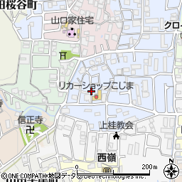 京都府京都市西京区山田北山田町周辺の地図