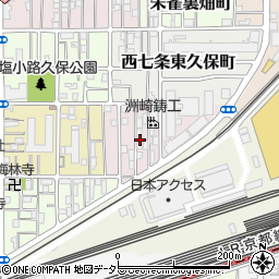 京都府京都市下京区梅小路東町68周辺の地図