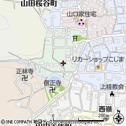 京都府京都市西京区山田南町6周辺の地図