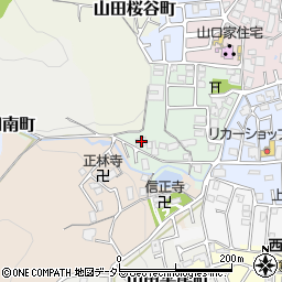 京都府京都市西京区山田南町15周辺の地図