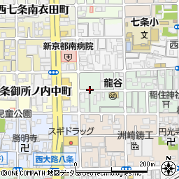 京都府京都市下京区梅小路石橋町周辺の地図