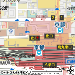 牛たん伊之助 京都駅ビル・ザ・キューブ周辺の地図