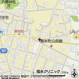兵庫県西脇市西脇523-2周辺の地図
