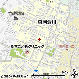 三重県四日市市東阿倉川375-10周辺の地図