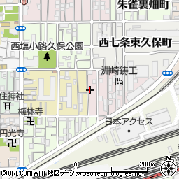 京都府京都市下京区梅小路東町3周辺の地図