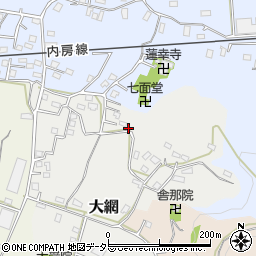 千葉県館山市大網周辺の地図