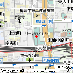 リーガロイヤルホテル京都周辺の地図