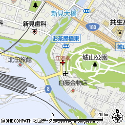 江道橋周辺の地図