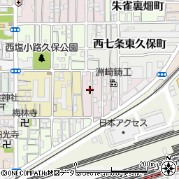 京都府京都市下京区梅小路東町32周辺の地図