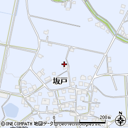 兵庫県神崎郡市川町坂戸周辺の地図