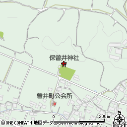 保曽井神社周辺の地図