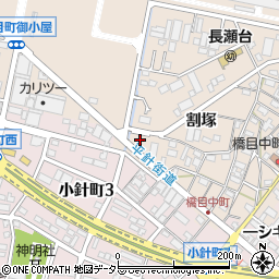 セブンイレブン岡崎割塚店周辺の地図