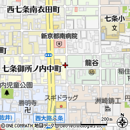 京都府京都市下京区七条御所ノ内中町62-2周辺の地図