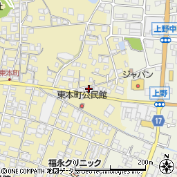 兵庫県西脇市西脇537周辺の地図