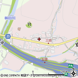 兵庫県姫路市安富町三森28周辺の地図