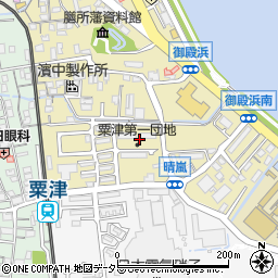 滋賀県大津市御殿浜周辺の地図