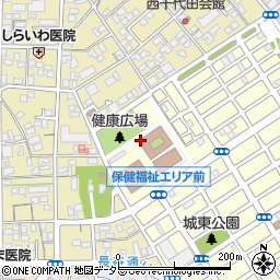 静岡市保健所　生活衛生課・医療安全相談窓口ほっとはあと周辺の地図