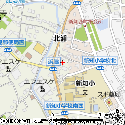 愛知県知多市新知浜脇周辺の地図