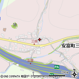 兵庫県姫路市安富町三森81周辺の地図