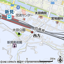 岡山県新見市西方417周辺の地図