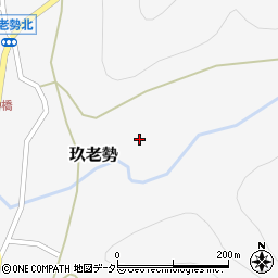 愛知県新城市玖老勢松ノ本周辺の地図
