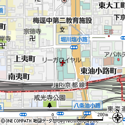 たん熊北店 リーガロイヤルホテル京都店周辺の地図
