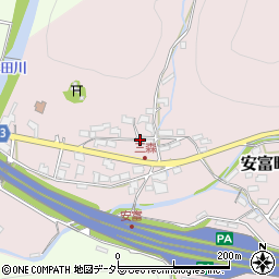 兵庫県姫路市安富町三森87周辺の地図