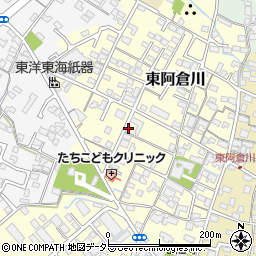 三重県四日市市東阿倉川400周辺の地図