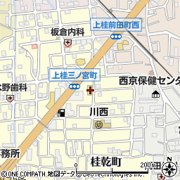 京都府京都市西京区上桂三ノ宮町31周辺の地図