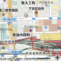 アパホテル〈京都駅前〉周辺の地図