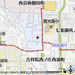 京都府京都市右京区西京極下沢町19-12周辺の地図