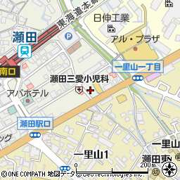 タイムズアオキ大津瀬田店駐車場周辺の地図