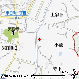 愛知県大府市吉田町小薮19-1周辺の地図