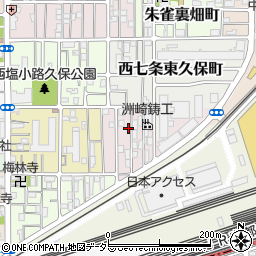 京都府京都市下京区梅小路東町60周辺の地図