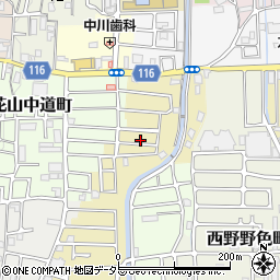京都府京都市山科区西野楳本町20周辺の地図