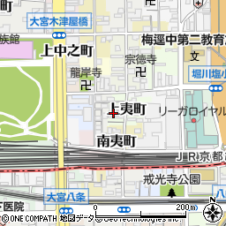 〒600-8242 京都府京都市下京区上夷町の地図