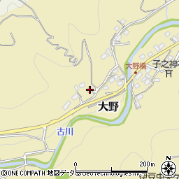 静岡県伊豆市大野184-2周辺の地図