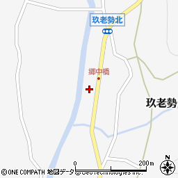 愛知県新城市玖老勢周辺の地図