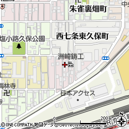 京都府京都市下京区梅小路東町63周辺の地図