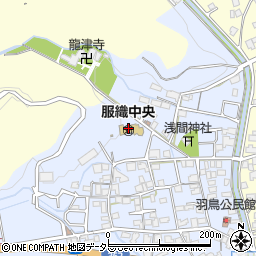 静岡市立　服織第二こども園周辺の地図