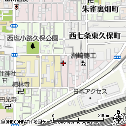 京都府京都市下京区梅小路東町1周辺の地図
