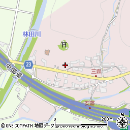 兵庫県姫路市安富町三森11周辺の地図