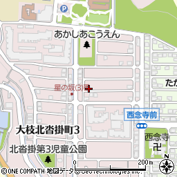 京都府京都市西京区大枝北沓掛町周辺の地図